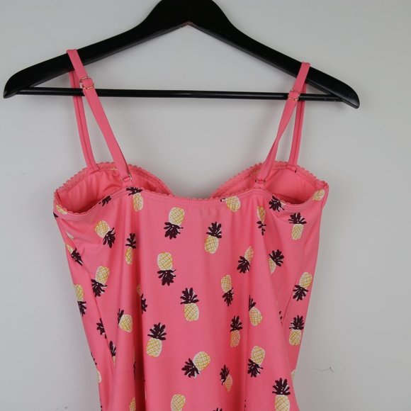 Kate Spade Apricot Sorbet Laniakea Beach One Piece Swimsuit Size Large - Picture 6 of 10